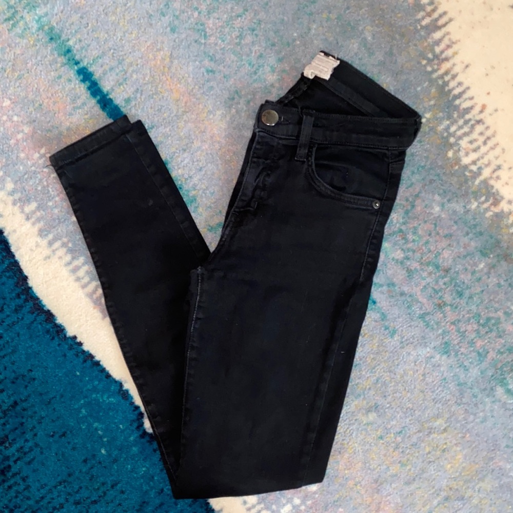 Current Elliott Black Skinny Denim